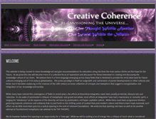Tablet Screenshot of creativecoherence.org